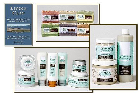 Nature's Cleansing Clay Living Clay Calcium Bentonite Clay Products